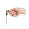 Kensington - Câble de Sécurité à Clé Universel 3-en-1 pour Ordinateur Portable, Câble Antivol de 1,8m en Acier