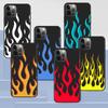 Чехол для телефона Apple Iphone 14 11 13 Pro Max 12 Mini Xr 7 8 + Se 2020 Xs 6 6s Plus 5 5s крутой силиконовый чехол зеленого, красного пламени и огня