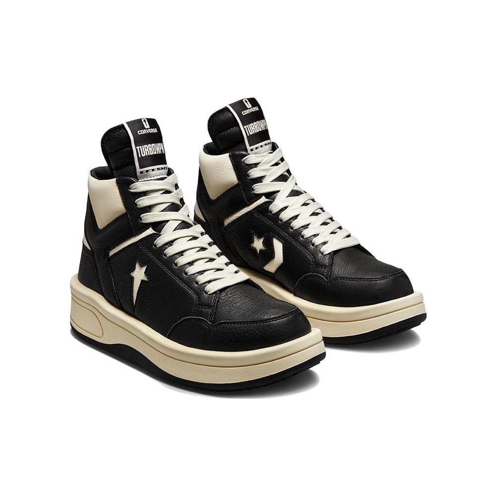 Converse Rick Owens x TURBOWPN Mid 'Black Cloud Cream' Мужские A03945C