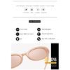 2023 New Retro Oval Small Frame Sunglasses Jelly Color Jelly Color Lents Women Fashion Gothic Trending Streetwear Sun