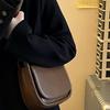 Простая и универсальная текстура ретро-сумка-седло через плечо маленькая женская летняя сумка через плечо