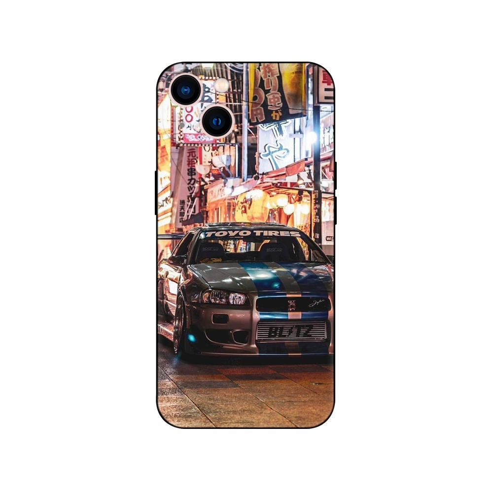 Черный чехол из ТПУ для iPhone 5 5s se 2020 6 6s 7 8 plus x 10 XR XS 11 12 13 mini pro MAX задняя крышка мода автомобиль спорт