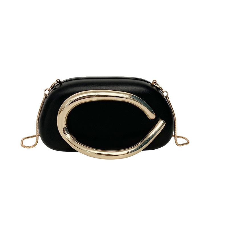 Personalized and creative small bag women's 2025 new European and American fashion niche shoulder bag chain crossbody heterosexual box bag