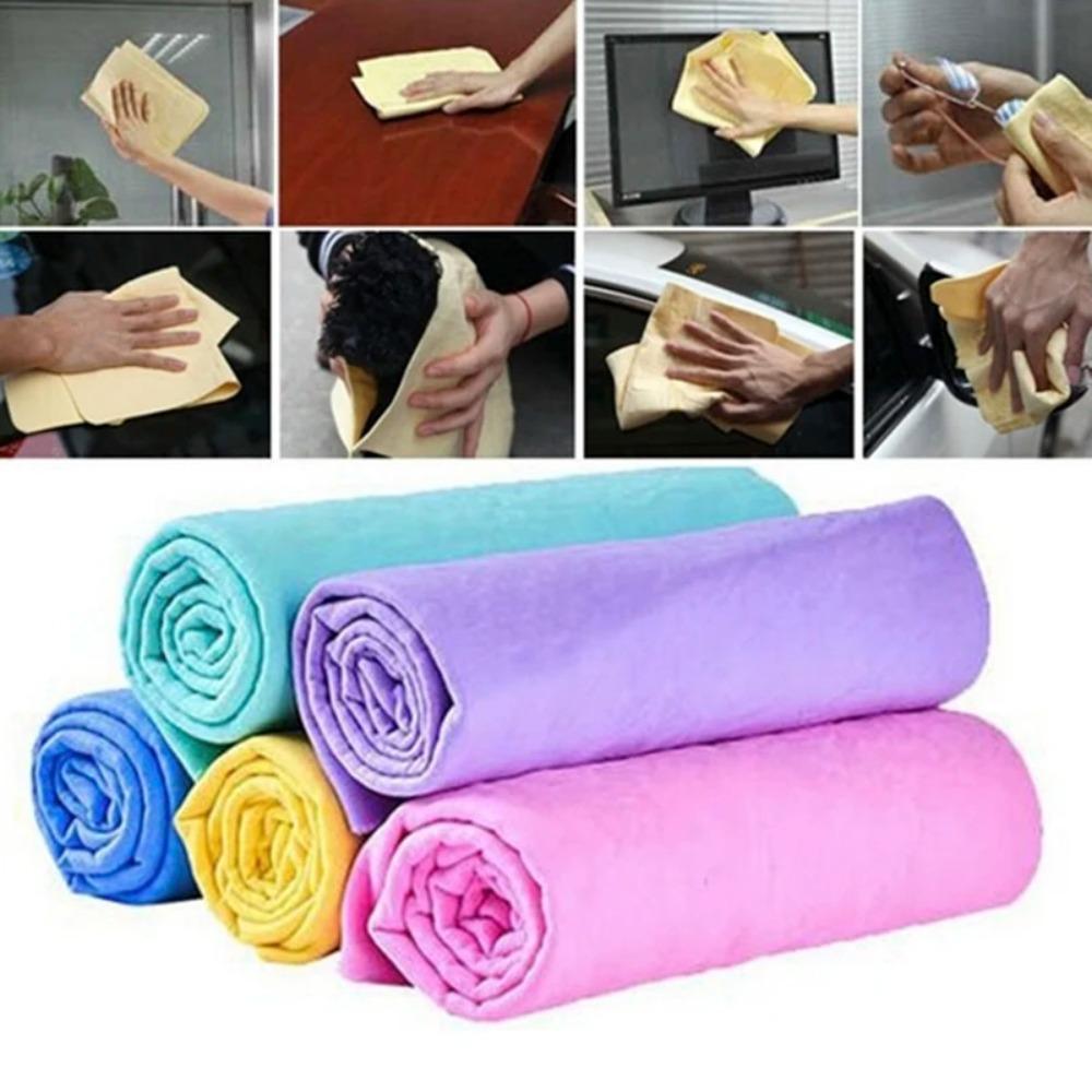 Суперабсорбирующее полотенце из замши для автомобиля, полотенце для сушки автомобиля и домашних животных, банное полотенце, многофункциональная чистящая сухая салфетка