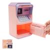Simulated Face Recognition Money Boxes Kids Electronic Password ATM Piggy Bank Auto Scroll Paper Banknote Coins Box Child Gift