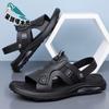 Men's Platform Sandals 2025 New Summer Soft-soled Beach Shoes Casual Dual-purpose Hollow Shoes Sandals