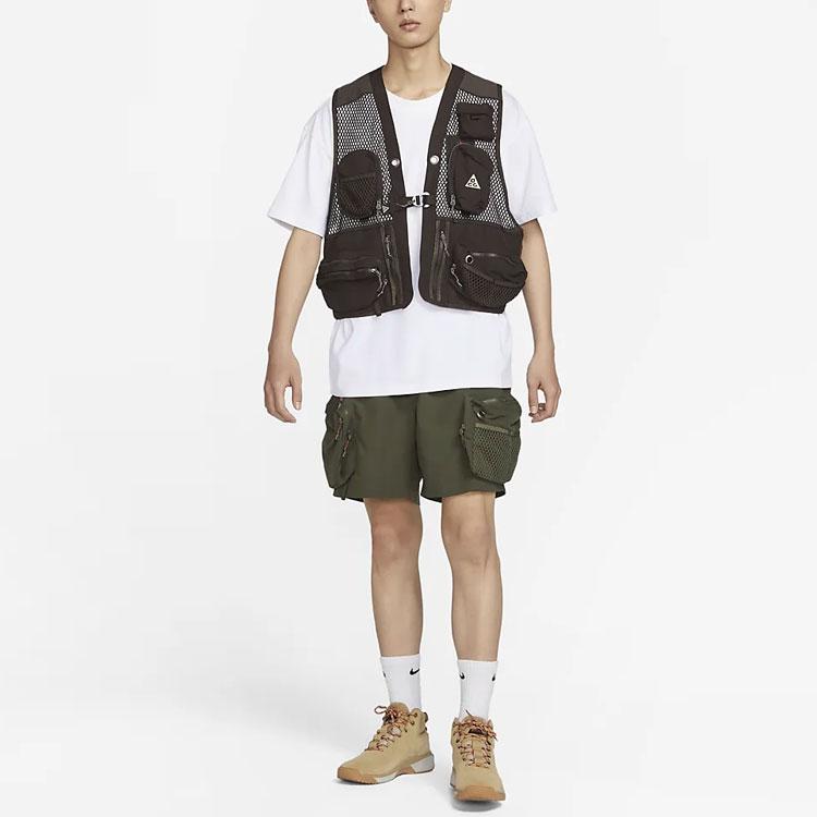 Nike Acg Повседневная спортивная футболка с коротким рукавом Мужские топы Белые DX9444-100