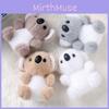 Sitting Animal Koala Plush Keychain Kids Girls Soft Cotton Filling Bag Accessory