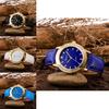 Elegant Fashion Women Crystal Artificial Leather Quartz Analog Luxury Wrist Watches