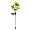 HeadeSolar Rose Light LED Garden Decoration Simulation Outdoor Waterproof Courtyard ParkGround Insertion Lawn Light