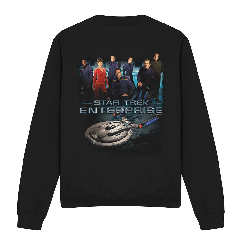 Star Trek Unisex Adult Enterprise Crew Sweatshirt