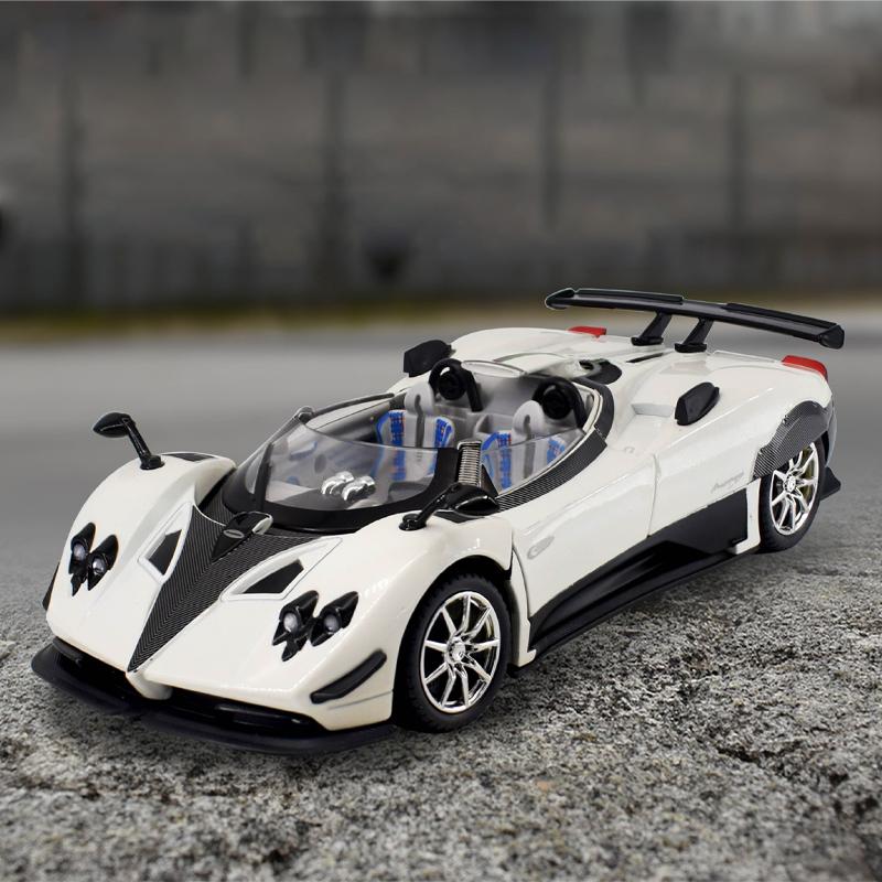 Масштаб 1/24 Pagani Zonda HP Barchetta Ограниченная серия кабриолет Суперкар Сплав Металл Литой Модель автомобиля Независимый DIY Дизайн Подарки