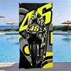 1 шт. Valentino Rossi VR46 Moto GP Пляжное полотенце Микрофибра Быстросохнущее Без песка Большое Спортивное полотенце для спортзала Для плавания На открытом воздухе