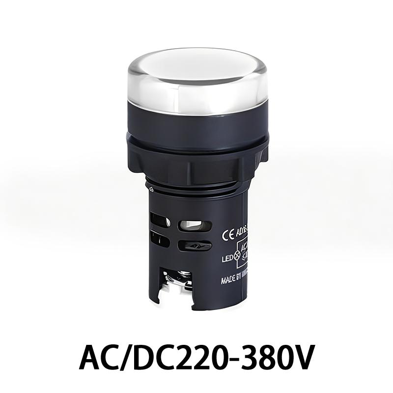 Indicator Signal Lamp Light Ad16-22Ds 22Mm Panel Mount Dc 12V 24V 110V 220V 380V Red Green Yellow Blue White Led Bulbs 20Ma