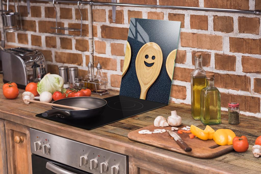 GLASS CUTTING BOARD 35x52 Spoons