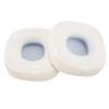 Headphone Ear Pad Protein Leather and Sponge Headset Replacement Ear Pad for Major III White