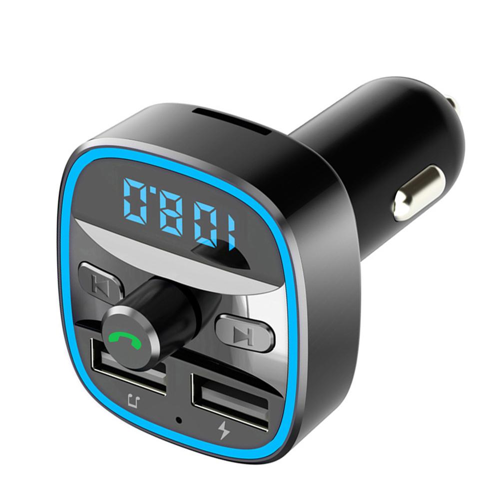 Многофункциональный MP3-плеер Быстрая зарядка Двойное USB-зарядное устройство Практичный Классический автомобиль Совместимость с Bluetooth 5.0 FM-передатчик