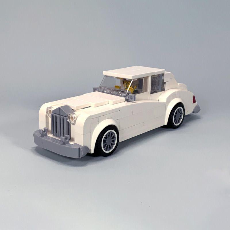 MOC-93117 Rolls Silver Cloud II Retro Luxury Car Compatible With Building Blocks Puzzle Assembly And Children's Toy Gift