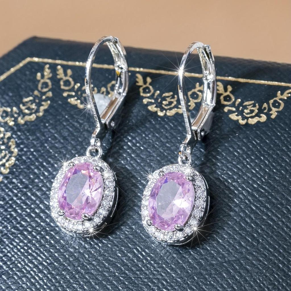 Элегантные серьги-подвески с кубическим цирконием, сверкающие обручальные серьги для женщин, милые и элегантные украшения