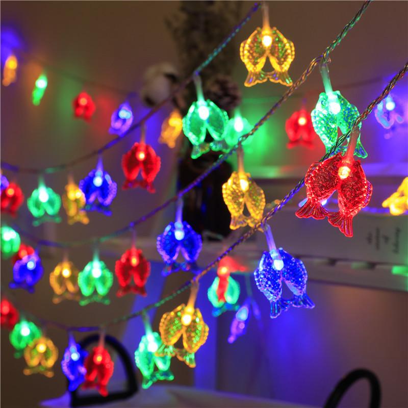 1,5 м 10 светодиодов С Новым годом Красный фонарь гирлянда декор Китайские гирлянды-узелки Свадебные украшения Китайский весенний фестиваль декор