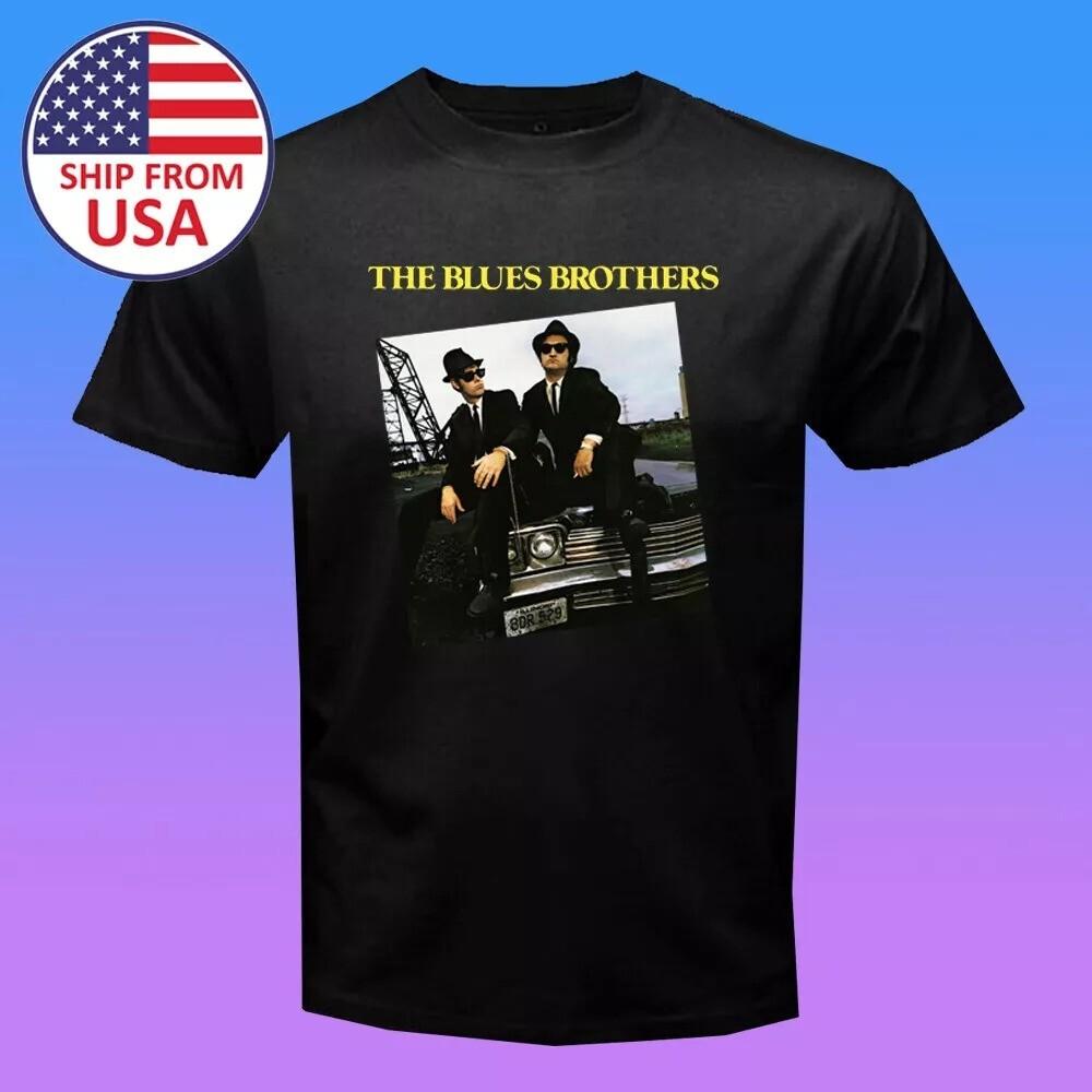 The Blues Brothers Retro Movie Men's Black T-Shirt Size S-5XL Unisex T-Shirt