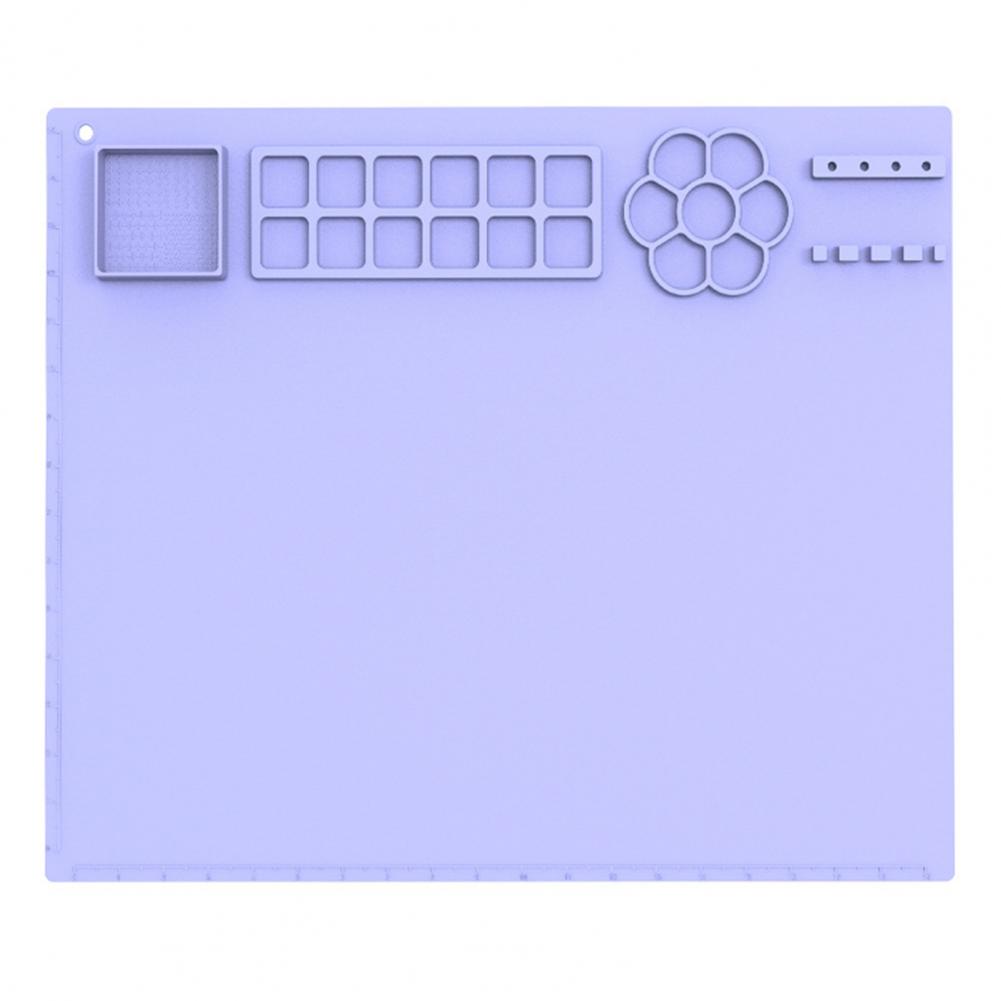 Silicone Artist Mat Versatile Non-stick Silicone Craft Mat Easy-maintenance Foldable Design for Kids' Painting Activities