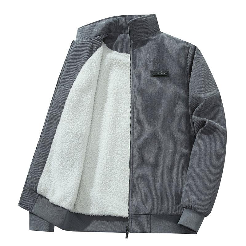 Вельветовая простая осенняя куртка Joker, молодежное мужское повседневное пальто в стиле ретро