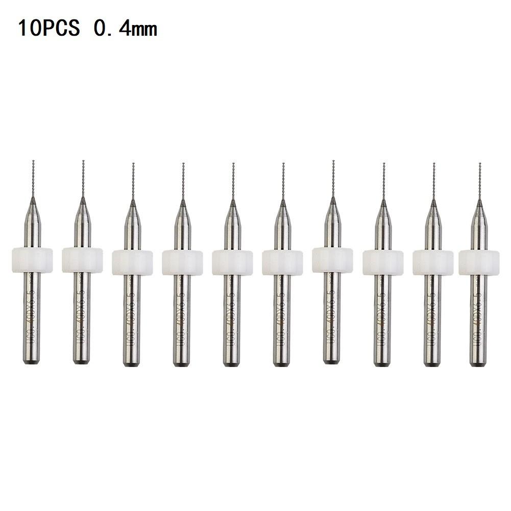 PCB Drill Bits Supplies Trimming Wood Workshop 10pcs Acrylic Aluminium Carbide