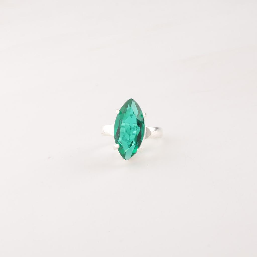 Chrome Diopside Gemstone 925 Sterling Silver Jewelry Handmade Ring Gift For Wife RR-65-12