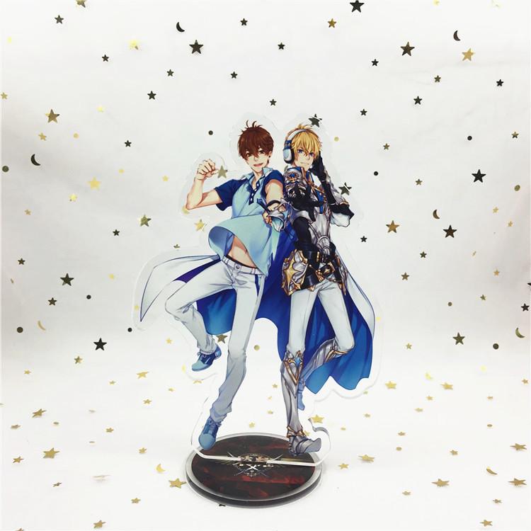 Игра аниме, постоянный мастер игры Jun Moxiao Ye Xiu, акриловая фигурка, подставка, настольный декор, орнамент, подарок, окрашенная модель