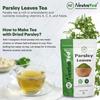 NeutraVed Parsley Dried Leaves/Herb/Tea/Leaves for Seasoning Stuffing and Cooking with No preservatives and additives - 30Gm