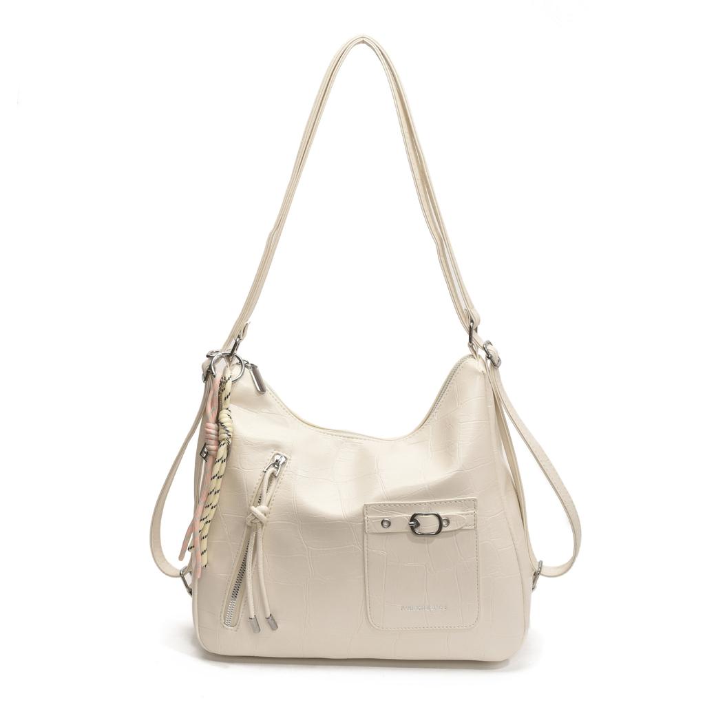 Женская сумка повседневная мягкая кожа большая вместимость сумка-тоут модная для работы многофункциональная простая на плечо оптом