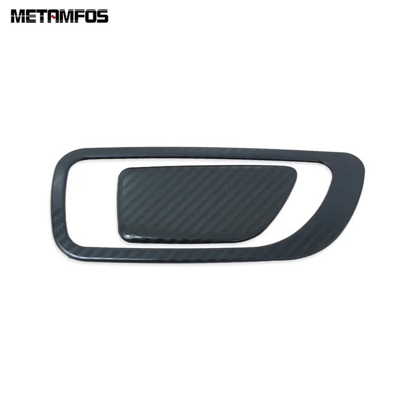 Car Accessories For Ford Kuga Escape - 2024 Interior Carbon Fiber Glove Storage Box Door Handle Cover Trim Sticker
