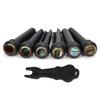 Acoustic Guitar Bridge Pins with Bridge Pin Puller Remover Ebony Acoustic Guitar Bridge Pins Pegs String Nail Remover