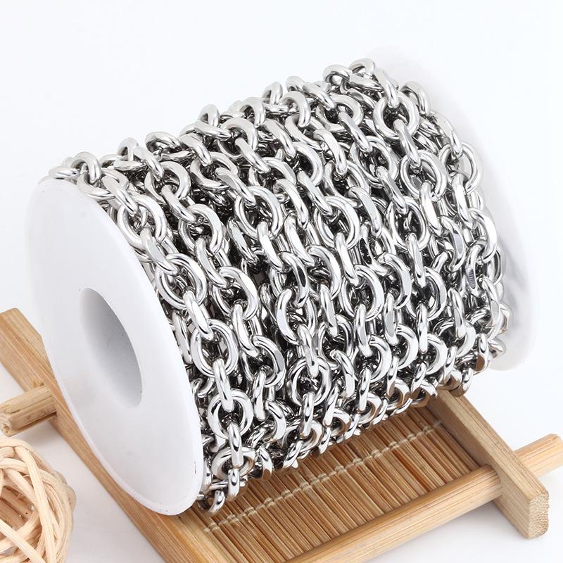 «Набор для самостоятельного изготовления ожерелья и браслета из нержавеющей стали для мужчин и женщин»