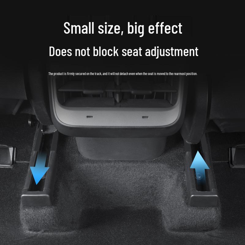 Tesla Model 3/Y Seat Rail Anti-Kick Plug & Model Y Roller Anti-Collision Covers