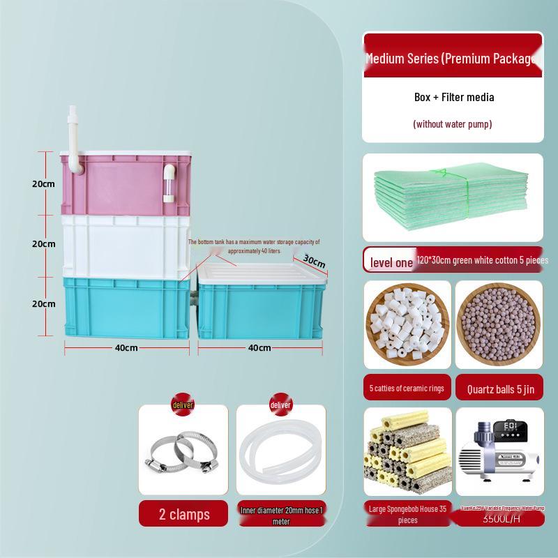 Сделай сам капельный фильтр для аквариума: Модульный бокс для разделения сухой и мокрой зон для донной фильтрации