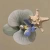 Sweet Starfish Hair Clip Korean Style Women Side Clip Simple Orchid Flower Hairpin  Daily