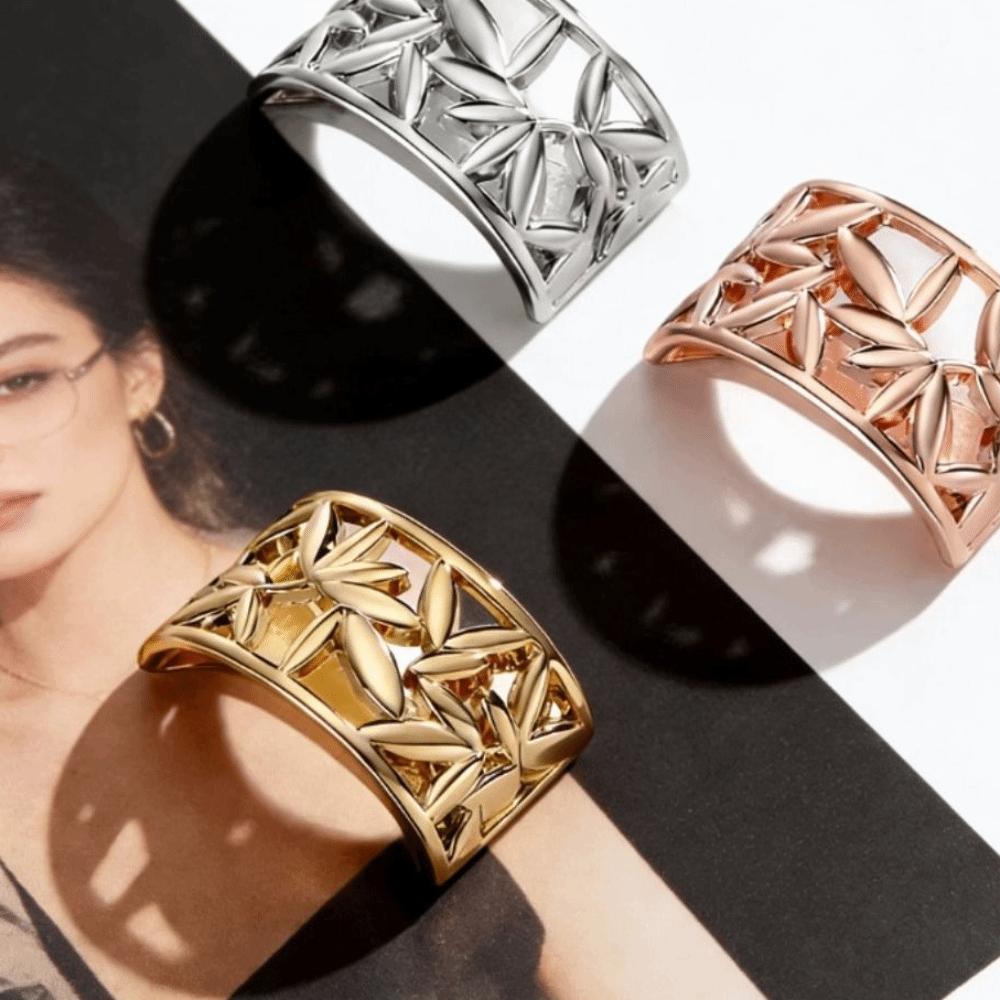 Arc Shape Hollow Design Scarf Clips Smooth Scarves Brooches Metal Scarves Buckle Ring  Decoration