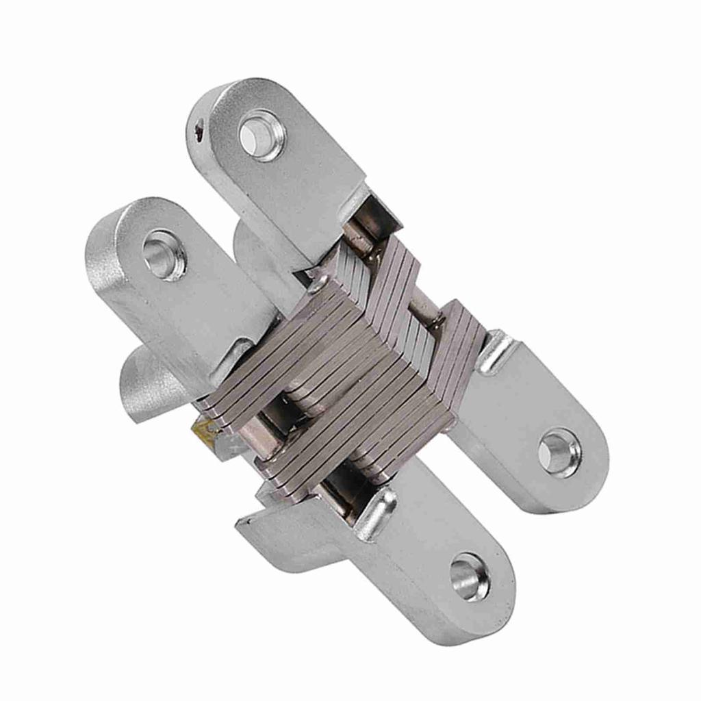 180 Degree Zinc Alloy Invisible Folding Door Cross Hidden Hinges (94mm)