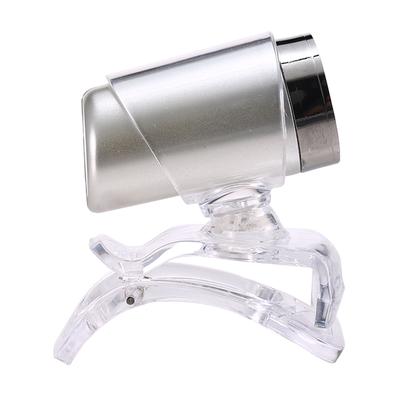 Веб-камера 640P, прямая трансляция веб-камеры, вращающаяся на 360 градусов USB-веб-камера для ПК, ноутбука, веб-камера с зажимом