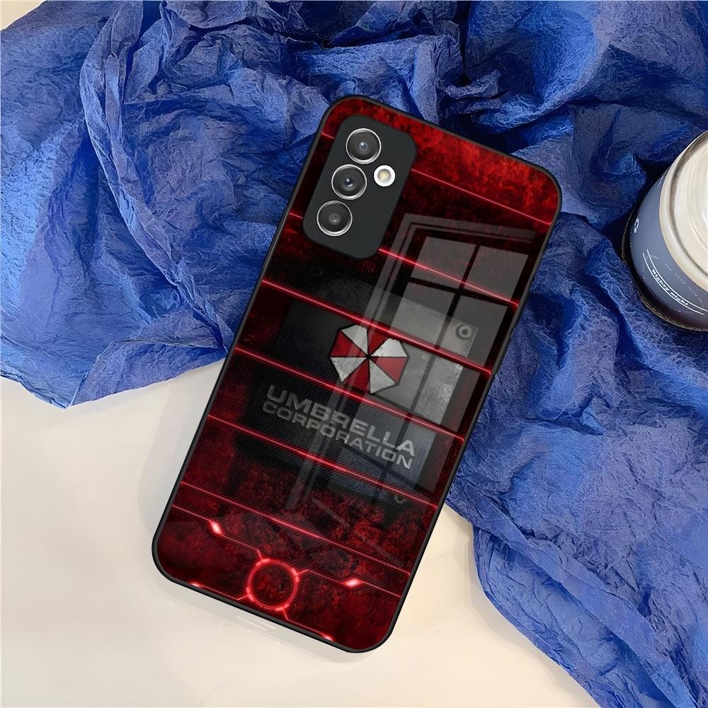 Чехол для телефона Umbrella Corporation для Samsung Galaxy S25 S24 S30 S21 S23 S20 S22 Fe Note 20 Pro Ultra Plus стеклянный Чехол
