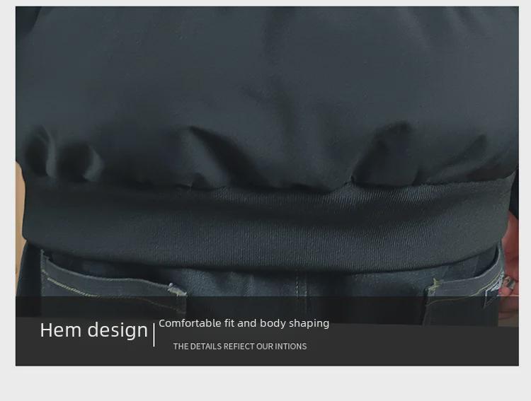 Brand Men's Thick Warm Down Cotton Jacket - Autumn/Winter Casual Stand Collar, Slim Fit.