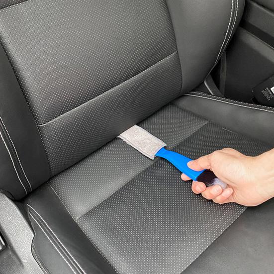 Автомобильная щетка для пыли, против царапин, простота в эксплуатации, износостойкая чистка, не царапающая автомобильная щетка для чистки вентиляционных отверстий для кондиционера автомобиля