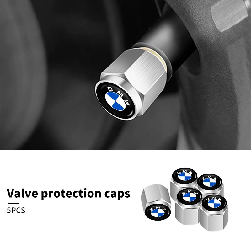BABD1 For BMW New 4Pcs Car Wheel Tire Valve Caps Air Stem Covers Accessories For BMW E46 E90 E60 F10 E39 F30 E36 F20 E87 E90 E70 E91