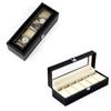 Watch Organizer 6 Slot Dustproof Moistureproof Transparent Window Watch Display Case for Household