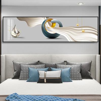 Современный минималистичный абстрактный геометрический декоративная живопись, светлая роскошная спальня, фон, настенное искусство, эстетическое украшение, постер