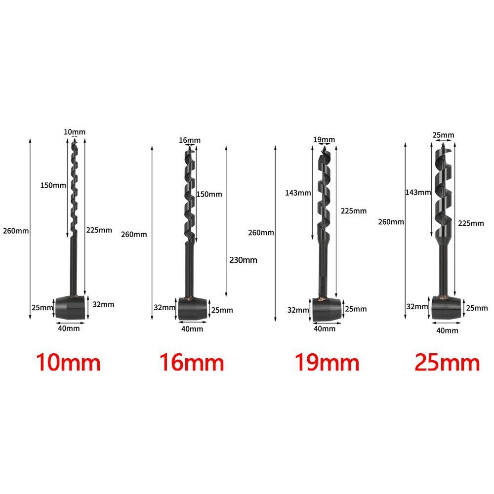 Durable Carbon Steel Wood Punch Tool Hand Drill Auger Drill Drill Bit Survival Tools