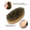 New Boar Bristle Beard Brush & Wood Comb Bamboo Wood Comb Set For Men Grooming Travel Bag Valentines Day