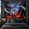 Personalized Tapestry Wall Hanging Manchester City Pattern Art Background Cloth